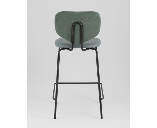 Стул полубарный Masey зеленый со светло-зеленой экокожей, изображение 7 | Интернет магазин мебели и декора LifeDekor