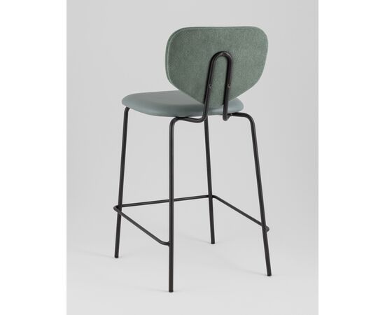 Стул полубарный Masey зеленый со светло-зеленой экокожей, изображение 8 | Интернет магазин мебели и декора LifeDekor