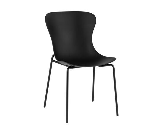 Стул Shaya пластик черный | Интернет магазин мебели и декора LifeDekor