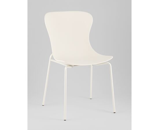 Стул Shaya пластик молочный, изображение 2 | Интернет магазин мебели и декора LifeDekor