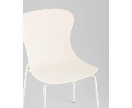 Стул Shaya пластик молочный, изображение 8 | Интернет магазин мебели и декора LifeDekor