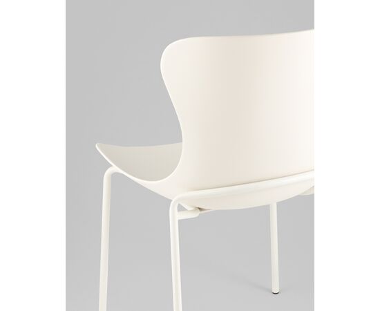 Стул Shaya пластик молочный, изображение 7 | Интернет магазин мебели и декора LifeDekor