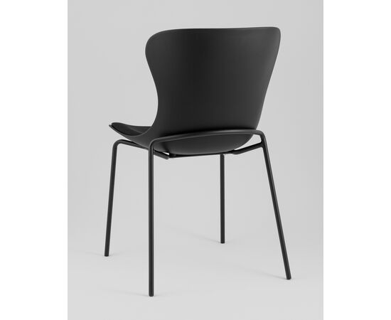 Стул Shaya с подушкой пластик черный, изображение 6 | Интернет магазин мебели и декора LifeDekor