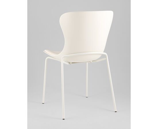 Стул Shaya с подушкой пластик молочный, изображение 6 | Интернет магазин мебели и декора LifeDekor