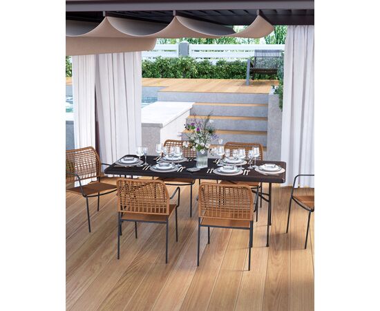 Стул Solaia светло-коричневый, изображение 27 | Интернет магазин мебели и декора LifeDekor