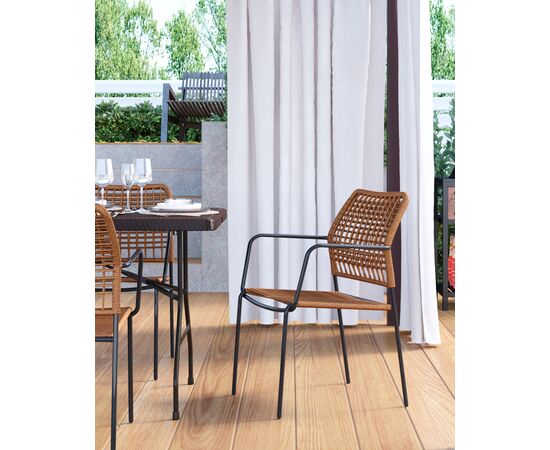 Стул Solaia светло-коричневый, изображение 26 | Интернет магазин мебели и декора LifeDekor