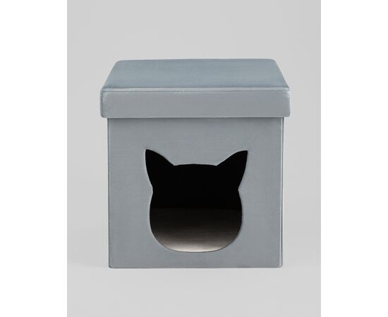 Пуф складной с ящиком Store Pet бирюзовый, изображение 4 | Интернет магазин мебели и декора LifeDekor