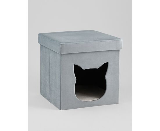 Пуф складной с ящиком Store Pet бирюзовый, изображение 2 | Интернет магазин мебели и декора LifeDekor