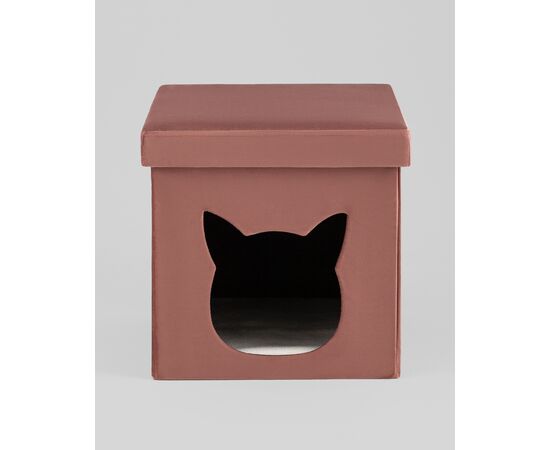 Пуф складной с ящиком Store Pet розовый, изображение 4 | Интернет магазин мебели и декора LifeDekor