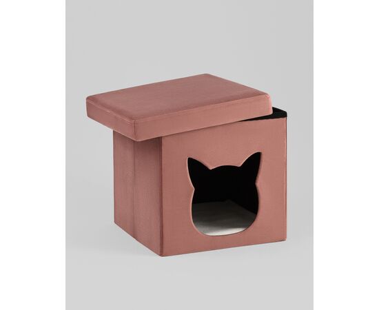 Пуф складной с ящиком Store Pet розовый, изображение 6 | Интернет магазин мебели и декора LifeDekor