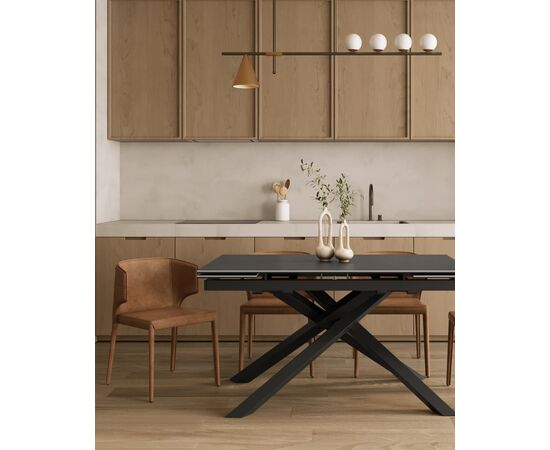 Стул Арманд экокожа коричневый, изображение 5 | Интернет магазин мебели и декора LifeDekor