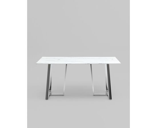 Стол обеденный Даллас 160*90 белый стеклянный, изображение 18 | Интернет магазин мебели и декора LifeDekor