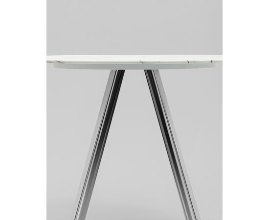 Стол обеденный Хьюстон D100 белый стеклянный, изображение 16 | Интернет магазин мебели и декора LifeDekor