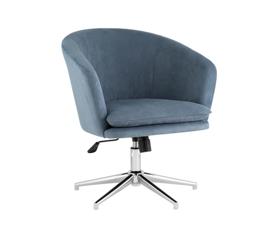 Кресло Харис регулируемое замша синий NC, изображение 18 | Интернет магазин мебели и декора LifeDekor