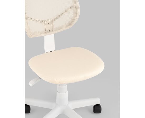 Кресло компьютерное детское ЛОЛО бежевый пластик белый, изображение 24 | Интернет магазин мебели и декора LifeDekor