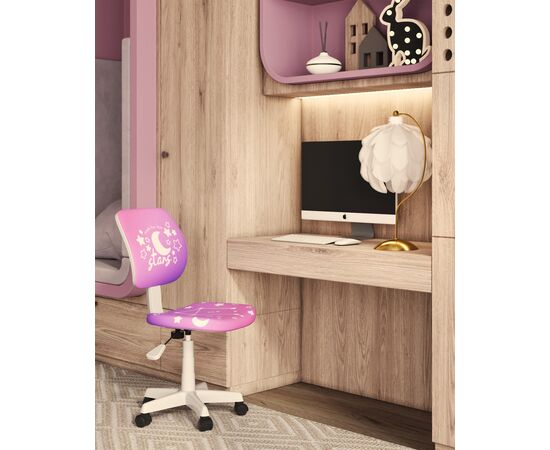 Кресло компьютерное детское ЛОЛО Starry Night пластик белый, изображение 19 | Интернет магазин мебели и декора LifeDekor