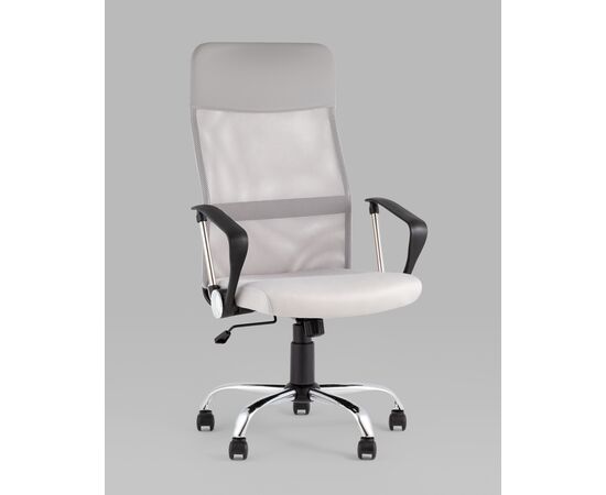 Кресло офисное TopChairs Benefit NEW серое, изображение 9 | Интернет магазин мебели и декора LifeDekor