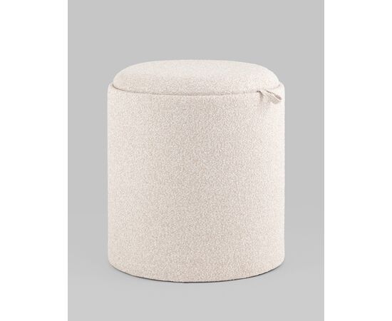 Пуф-столик с ящиком Хюгге S букле бежевый, изображение 19 | Интернет магазин мебели и декора LifeDekor