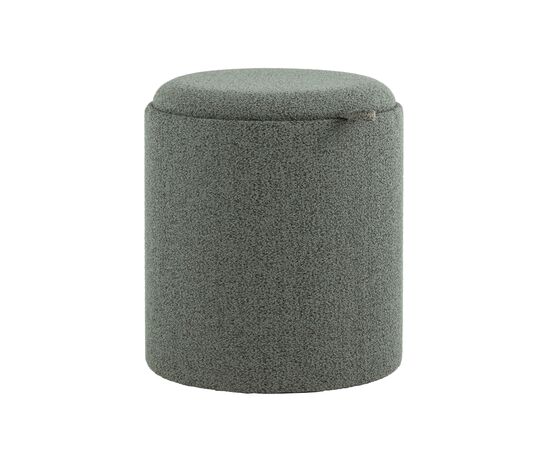 Пуф-столик с ящиком Хюгге S букле темно-серый, изображение 12 | Интернет магазин мебели и декора LifeDekor