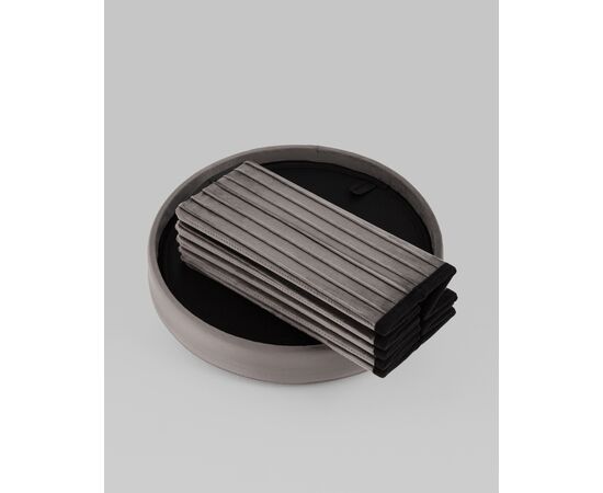 Пуф складной с ящиком Store Round антрацитовый, изображение 19 | Интернет магазин мебели и декора LifeDekor