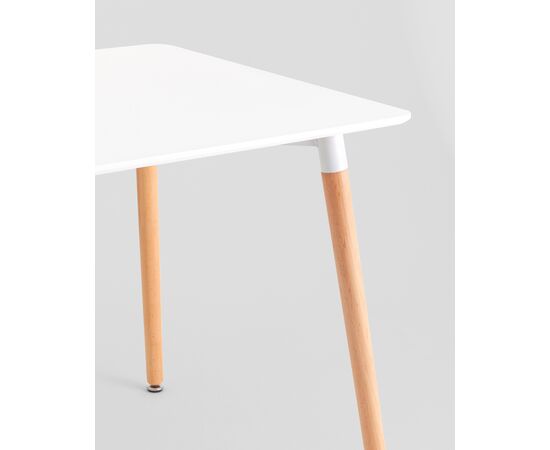 Стол Oslo Square  80х80 см белый, изображение 12 | Интернет магазин мебели и декора LifeDekor