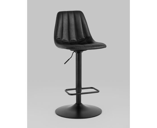 Стул барный Code экокожа чёрный, изображение 19 | Интернет магазин мебели и декора LifeDekor