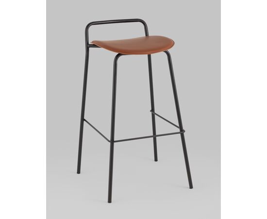 Стул барный Mantis экокожа коричневый, изображение 18 | Интернет магазин мебели и декора LifeDekor