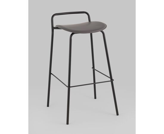 Стул барный Mantis экокожа темно-серый, изображение 18 | Интернет магазин мебели и декора LifeDekor