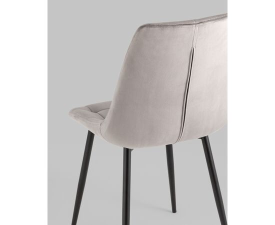 Стул Флекс New велюр светло-серый, изображение 25 | Интернет магазин мебели и декора LifeDekor