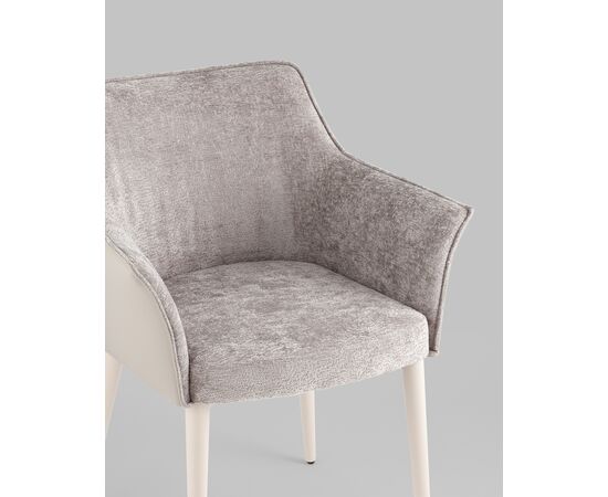 Стул обеденный Feston слоновая кость букле с экокожей, изображение 16 | Интернет магазин мебели и декора LifeDekor