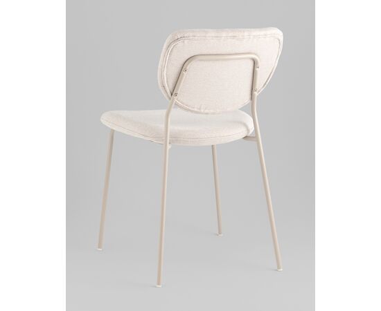Стул обеденный Gigi шенилл бежевый кремовые ножки, изображение 14 | Интернет магазин мебели и декора LifeDekor