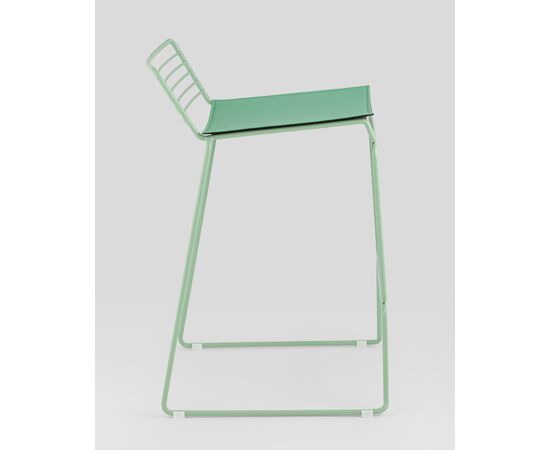 Стул полубарный Danny зеленый с подушкой, изображение 20 | Интернет магазин мебели и декора LifeDekor