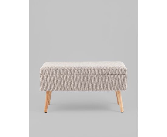 Банкетка Сторми с ящиком серый, изображение 13 | Интернет магазин мебели и декора LifeDekor