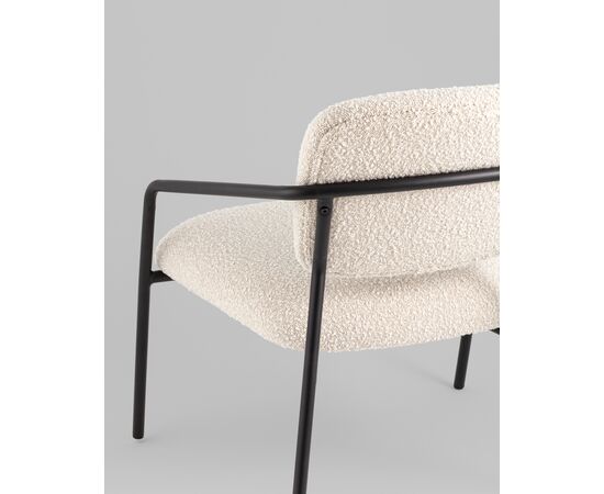 Кресло лаунж Rooney белый, изображение 17 | Интернет магазин мебели и декора LifeDekor