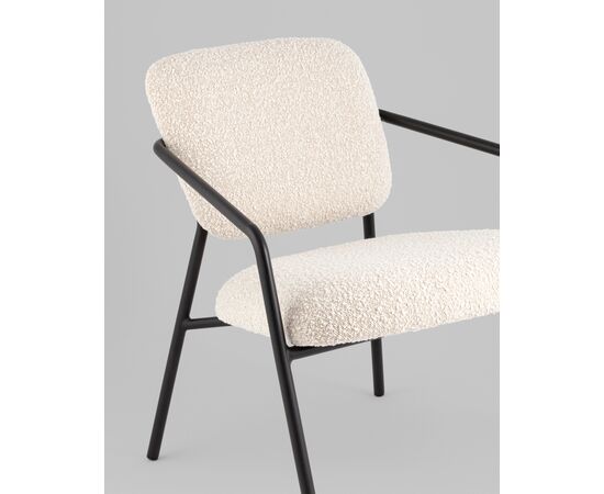 Кресло лаунж Rooney белый, изображение 18 | Интернет магазин мебели и декора LifeDekor