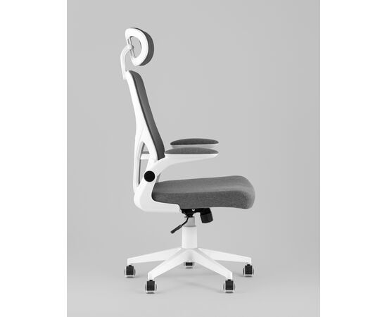 Кресло офисное TopChairs Airone серый ткань, изображение 10 | Интернет магазин мебели и декора LifeDekor