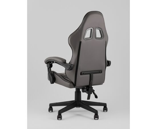 Кресло спортивное TopChairs Commander серо-черный, изображение 14 | Интернет магазин мебели и декора LifeDekor