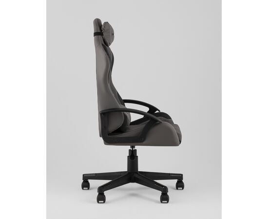 Кресло спортивное TopChairs Wyvern серо-черный, изображение 12 | Интернет магазин мебели и декора LifeDekor