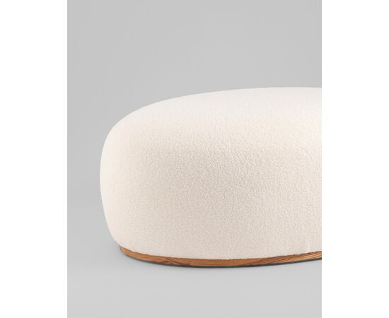 Пуф Полли XL белый, изображение 9 | Интернет магазин мебели и декора LifeDekor