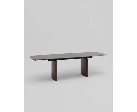 Стол обеденный Астарта раскладной 180-260х90 см керамика темная, изображение 11 | Интернет магазин мебели и декора LifeDekor