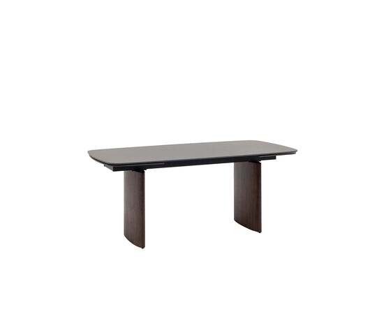 Стол обеденный Астарта раскладной 180-260х90 см керамика темная, изображение 7 | Интернет магазин мебели и декора LifeDekor