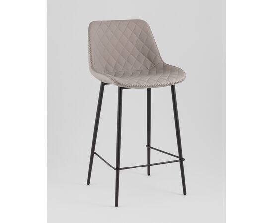 Стул барный Arch экокожа серый, изображение 12 | Интернет магазин мебели и декора LifeDekor