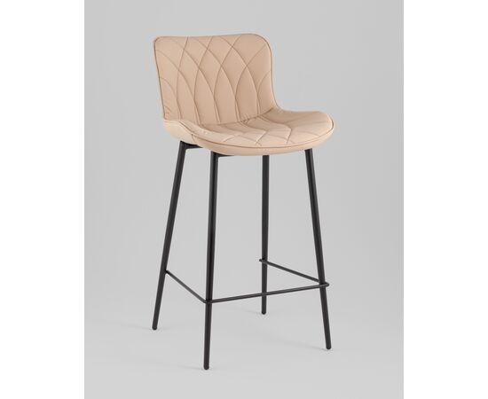 Стул барный Vault экокожа бежевый, изображение 12 | Интернет магазин мебели и декора LifeDekor