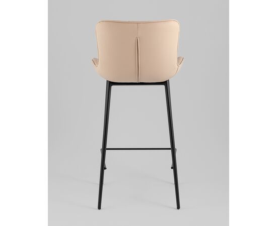 Стул барный Vault экокожа бежевый, изображение 15 | Интернет магазин мебели и декора LifeDekor