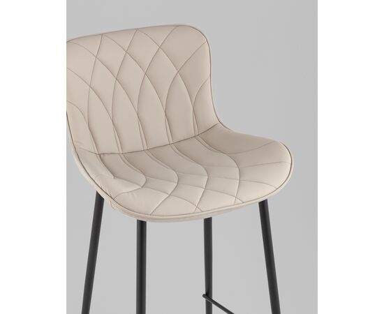 Стул барный Vault экокожа серый, изображение 18 | Интернет магазин мебели и декора LifeDekor