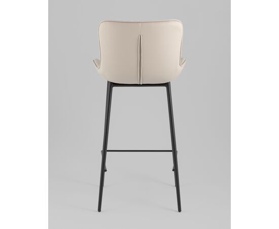 Стул барный Vault экокожа серый, изображение 15 | Интернет магазин мебели и декора LifeDekor