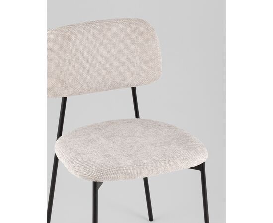 Стул Chao светло-серый черные ножки 2 шт., изображение 15 | Интернет магазин мебели и декора LifeDekor