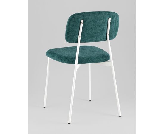 Стул Chao темно-зеленый белые ножки 2 шт., изображение 13 | Интернет магазин мебели и декора LifeDekor