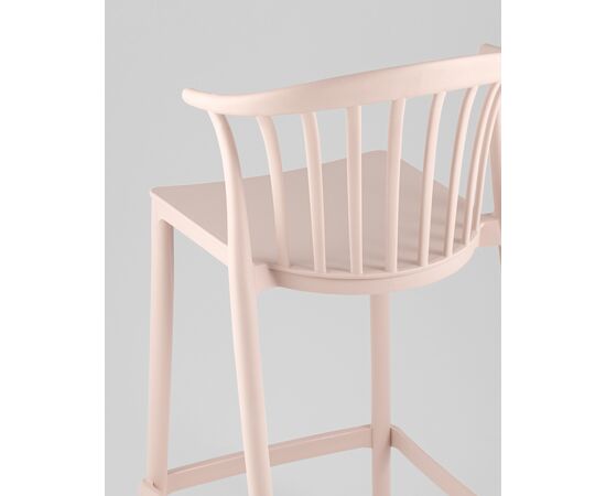 Стул полубарный Campo пластик бежевый, изображение 15 | Интернет магазин мебели и декора LifeDekor