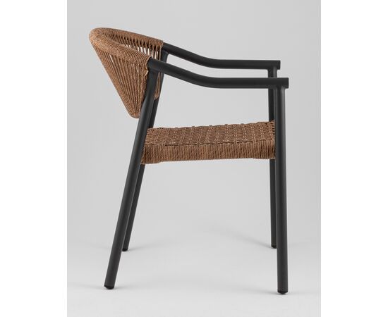 Стул Syna светло-коричневый серые ножки, изображение 10 | Интернет магазин мебели и декора LifeDekor